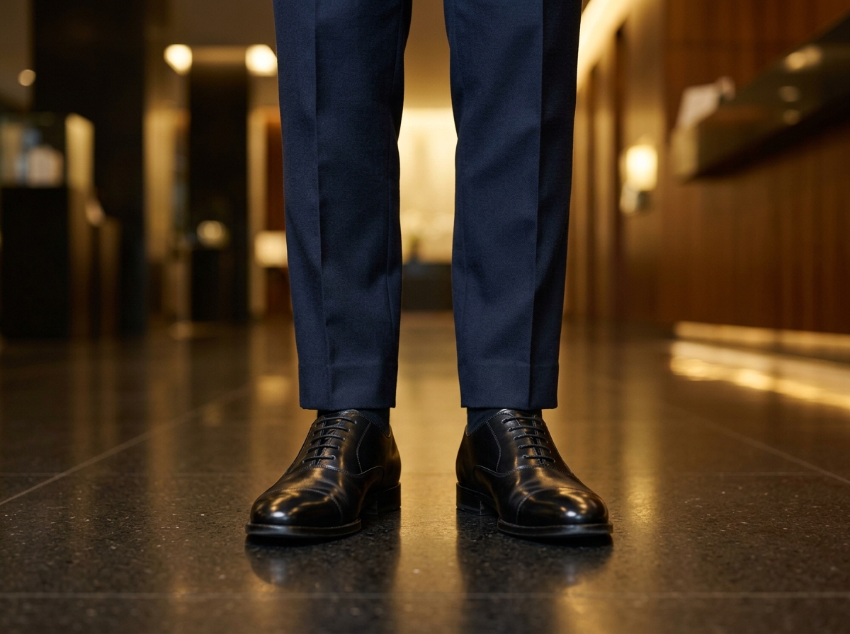 Kasut dipakai bersama uniform
